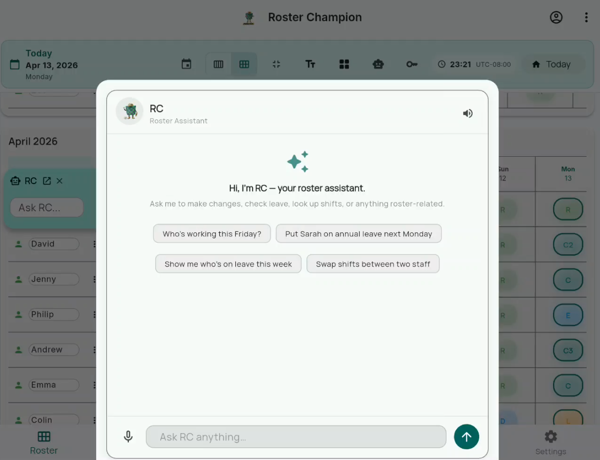 RC AI assistant