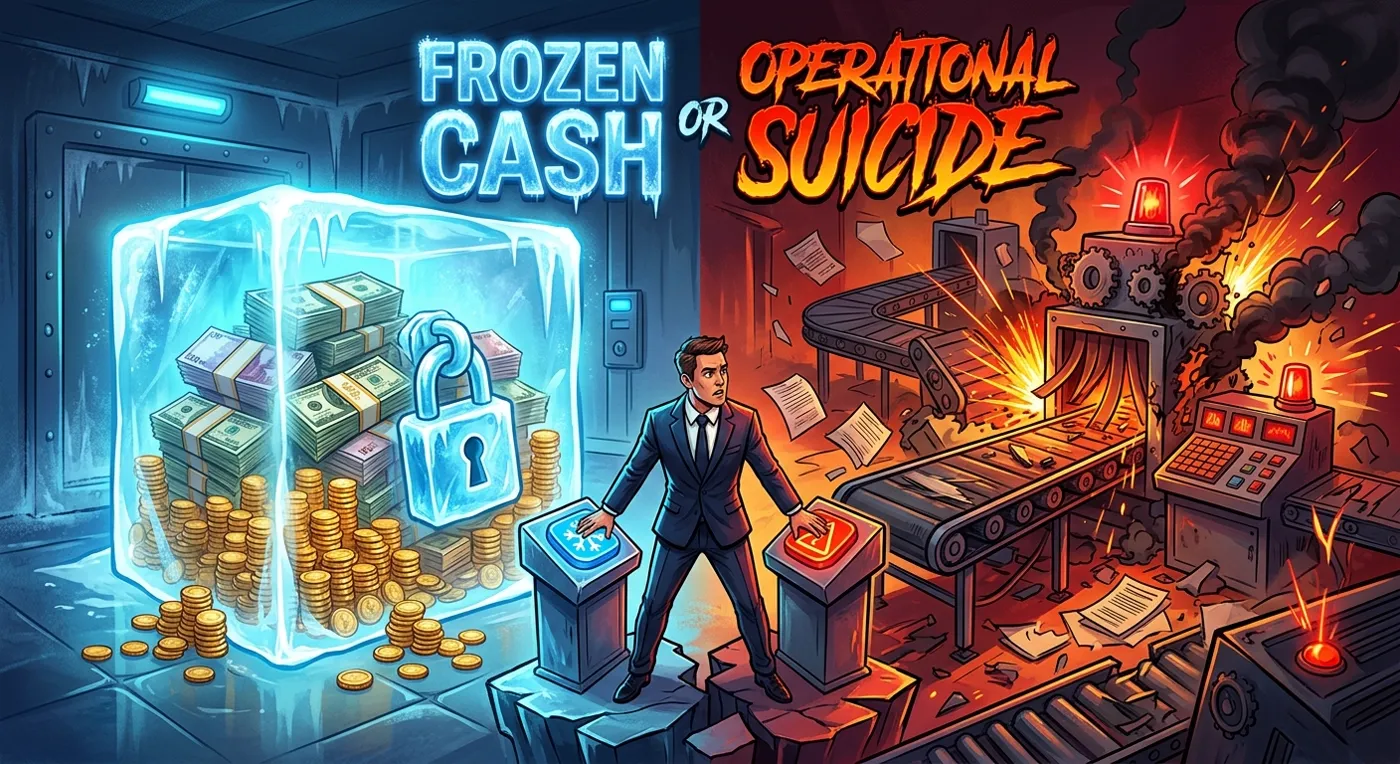 Ep24: Frozen Cash or Operational Suicide artwork