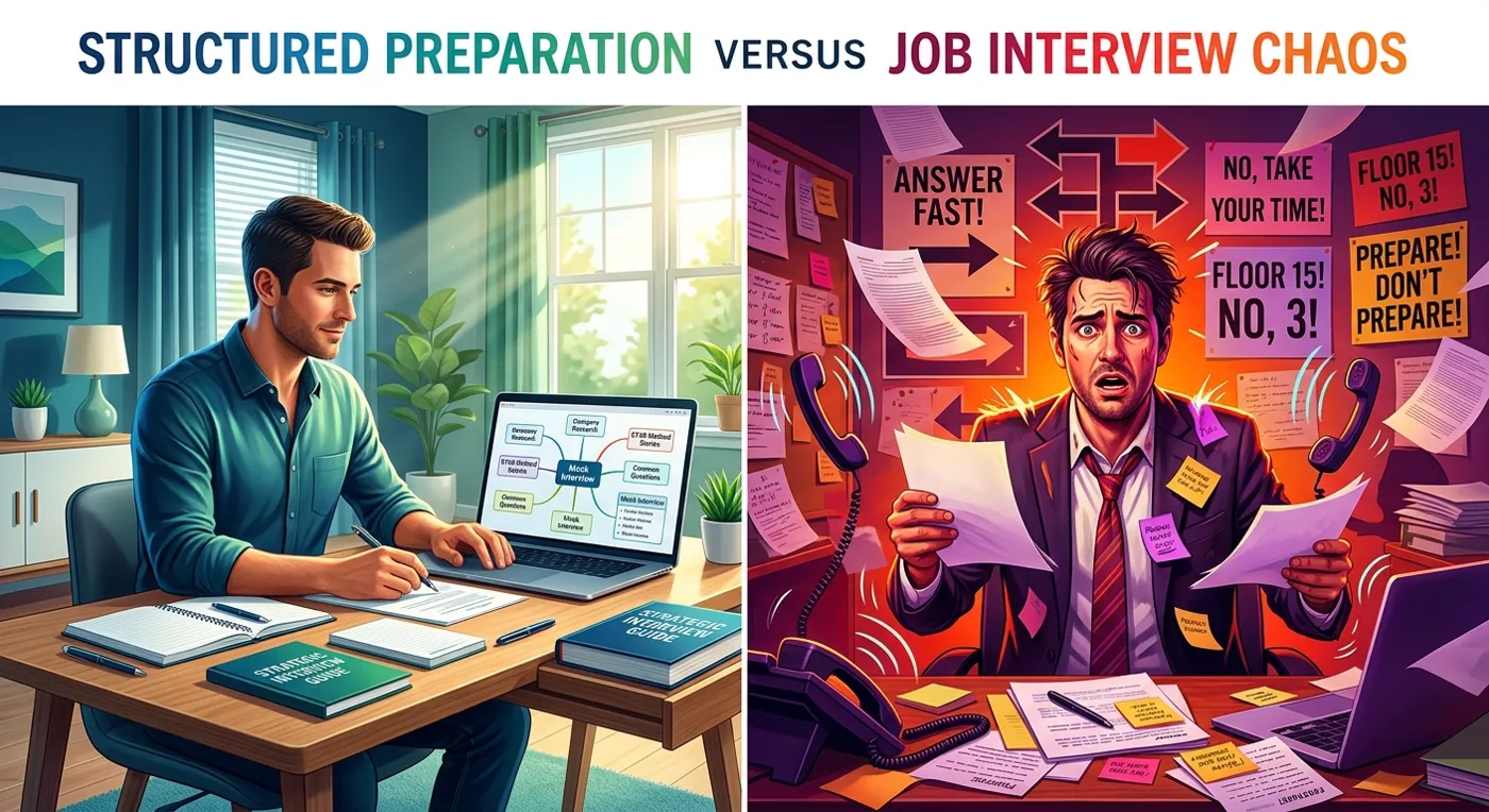 Ep28: Structured Preparation Versus Job Interview Chaos artwork